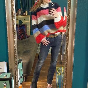 SOLD Ganni Juilliard Multistripe Sweater S EUC